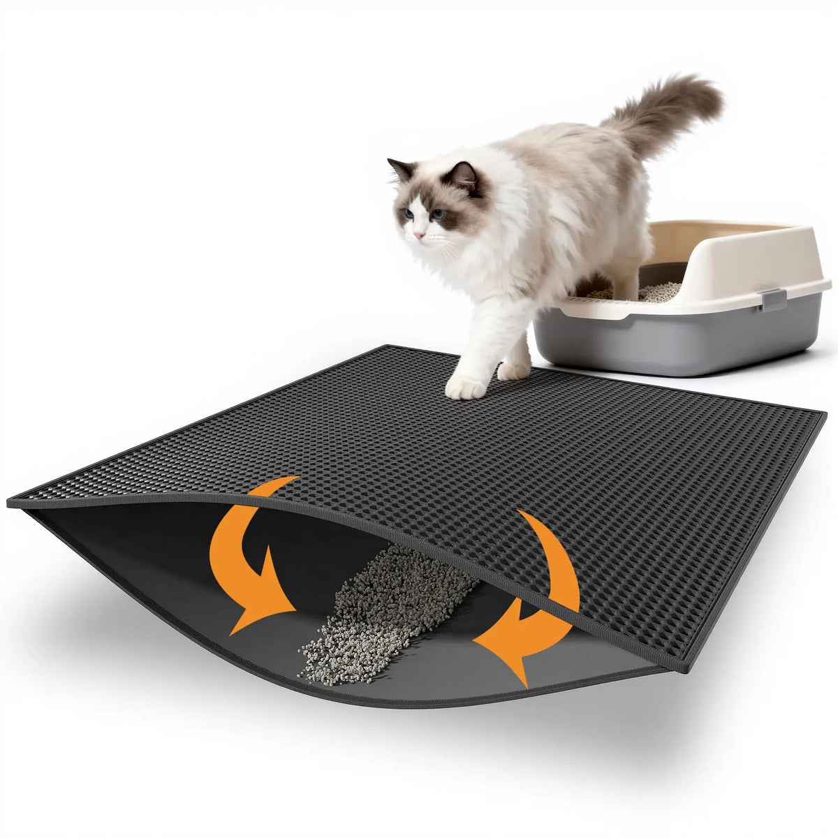 Double Layer Honeycomb Cat Litter Mat