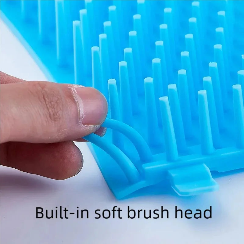 Portable Dog Paw Cleaner Cup with Soft Silicone Brush