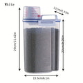 Airtight Pet Food Storage Container with Measuring Cup