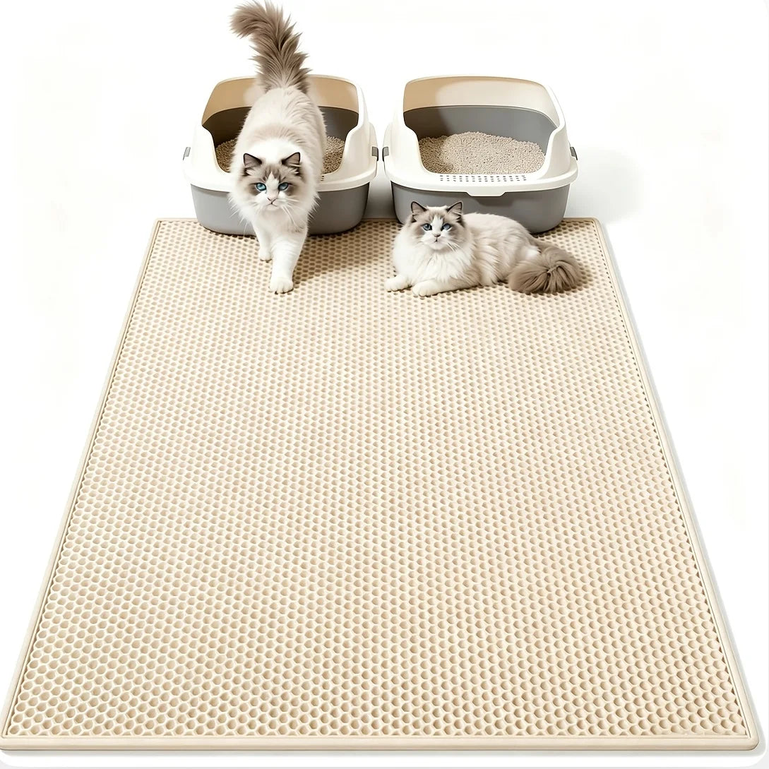 Double Layer Honeycomb Cat Litter Mat