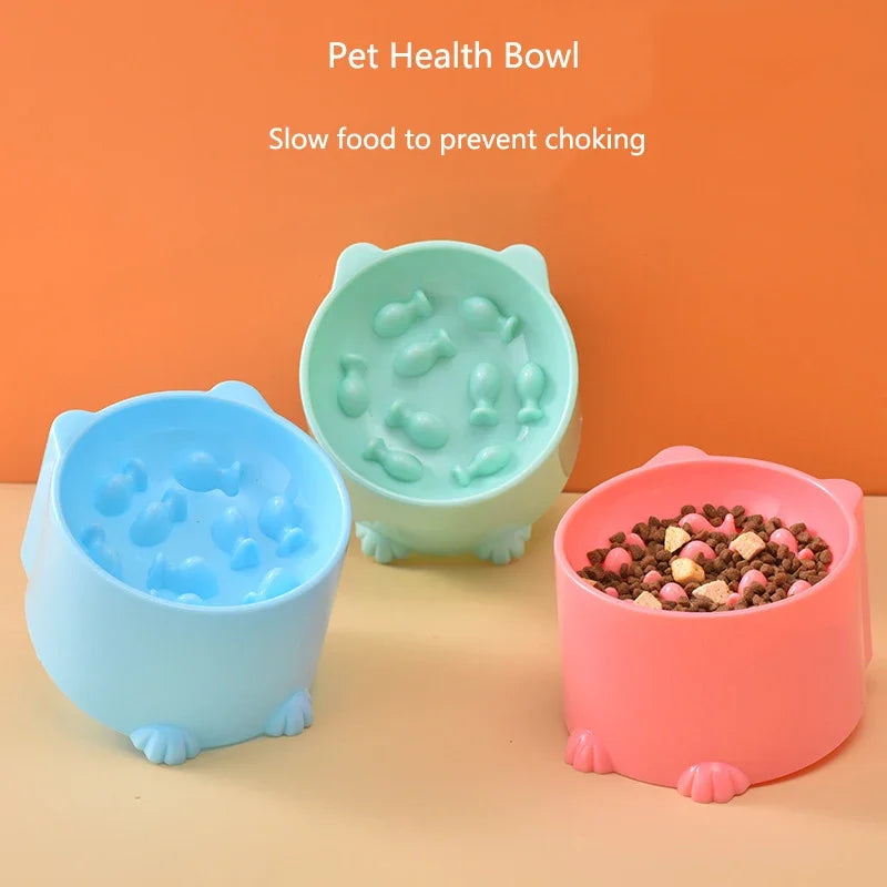 Slow Feeder Pet Bowl for Dogs & Cats – Non-Slip Feeding Bowl